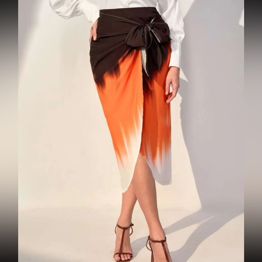 SHEIN wrap skirt